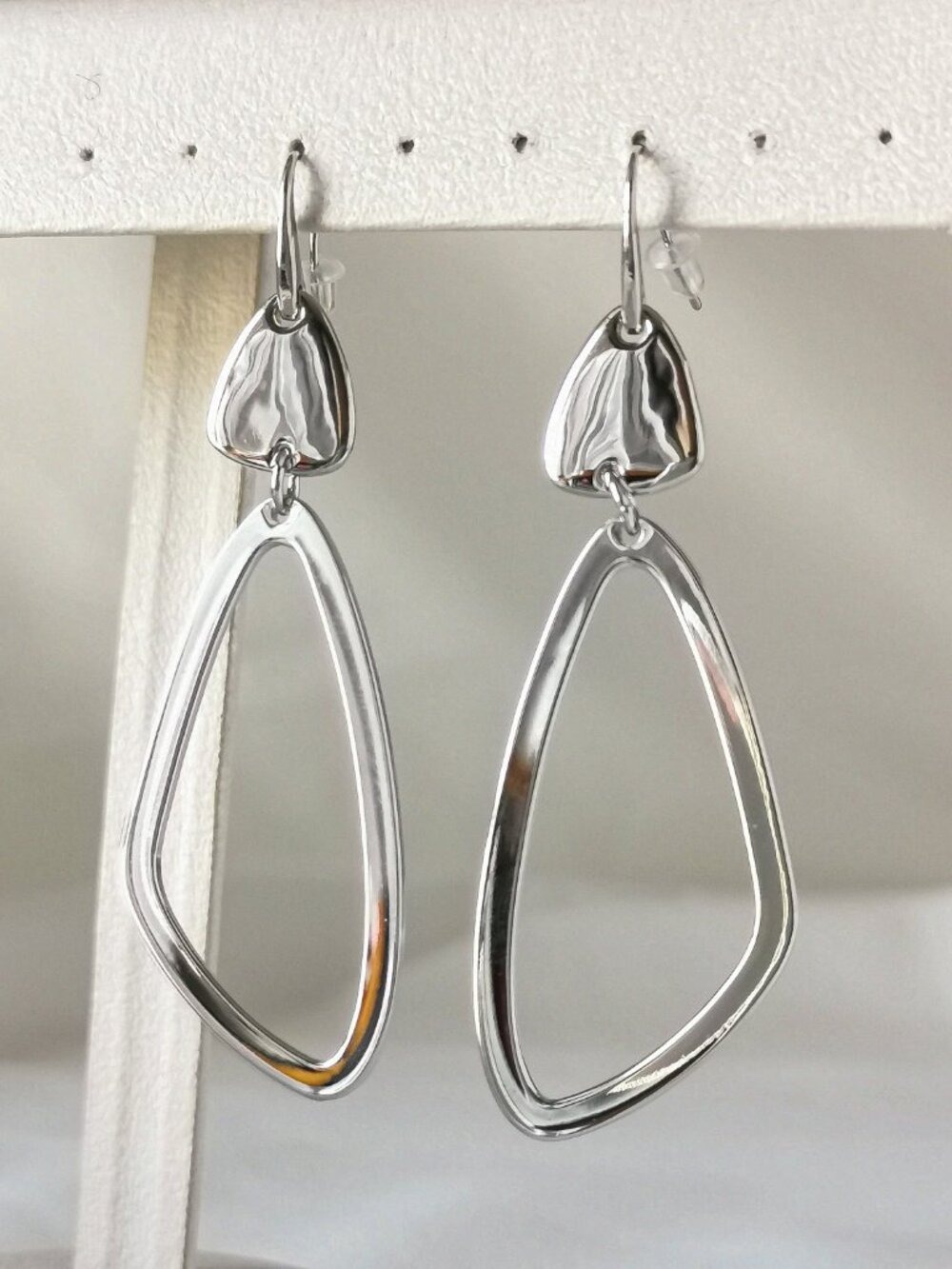 Kendra Scott Kira Silver Drop Earrings NEW